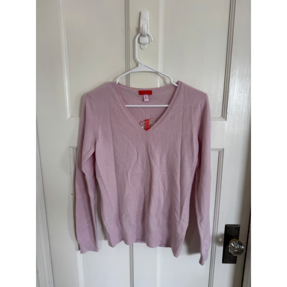 NWT Jennie Liu cashmere sweater in petal pink size small